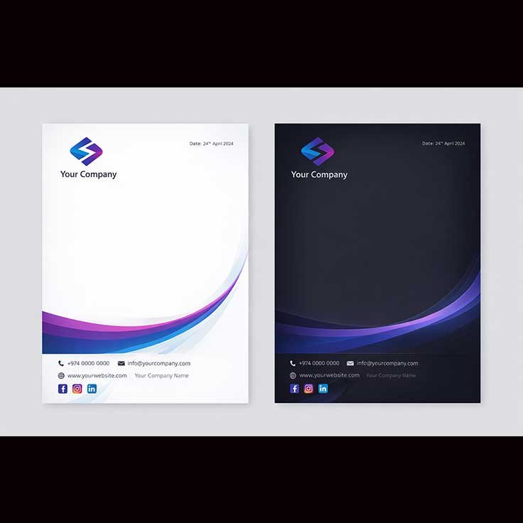 letterhead designing qatar-1